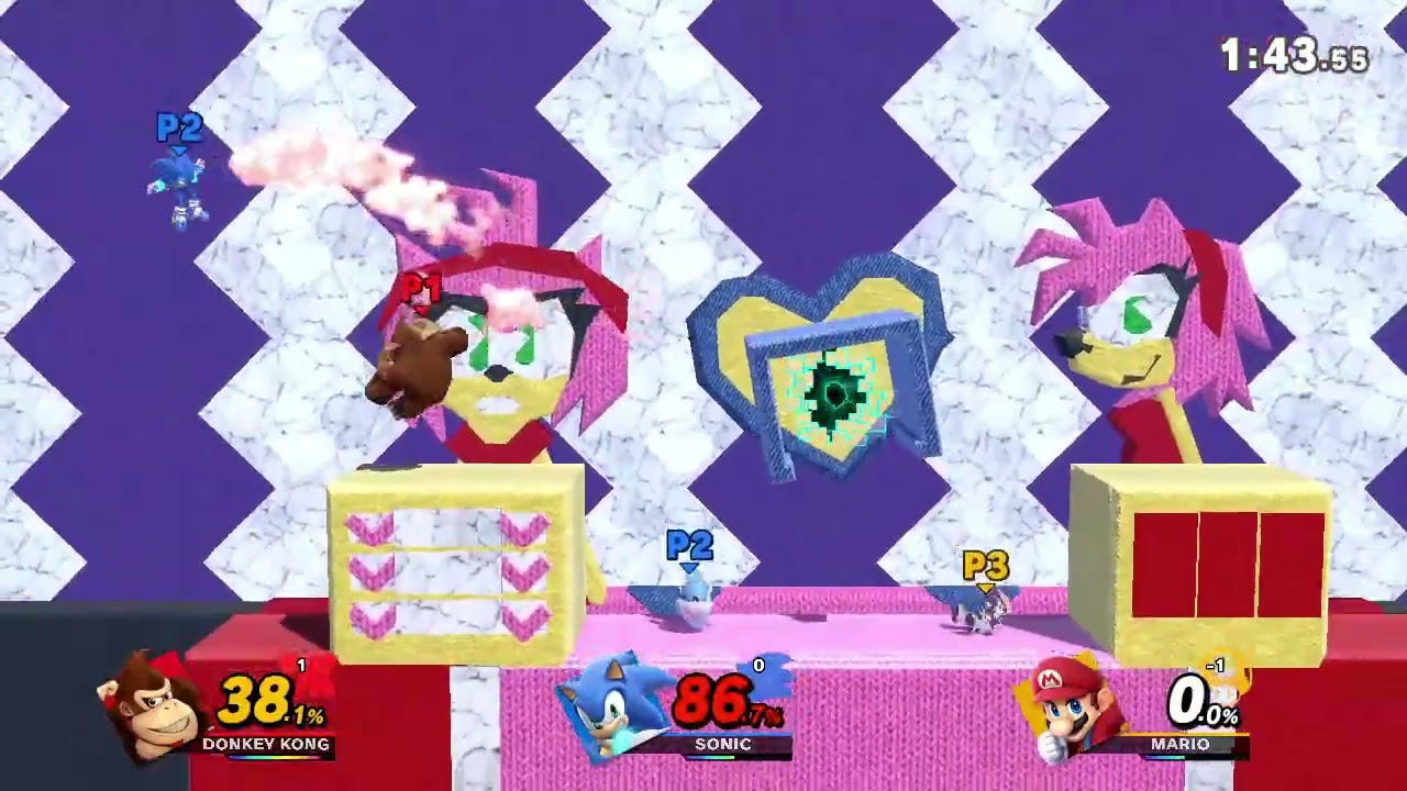 Gaming Mascots Battle - DK vs Sonic vs Mario 