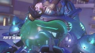 Overwatch: dva 5 player ult kill!!!!