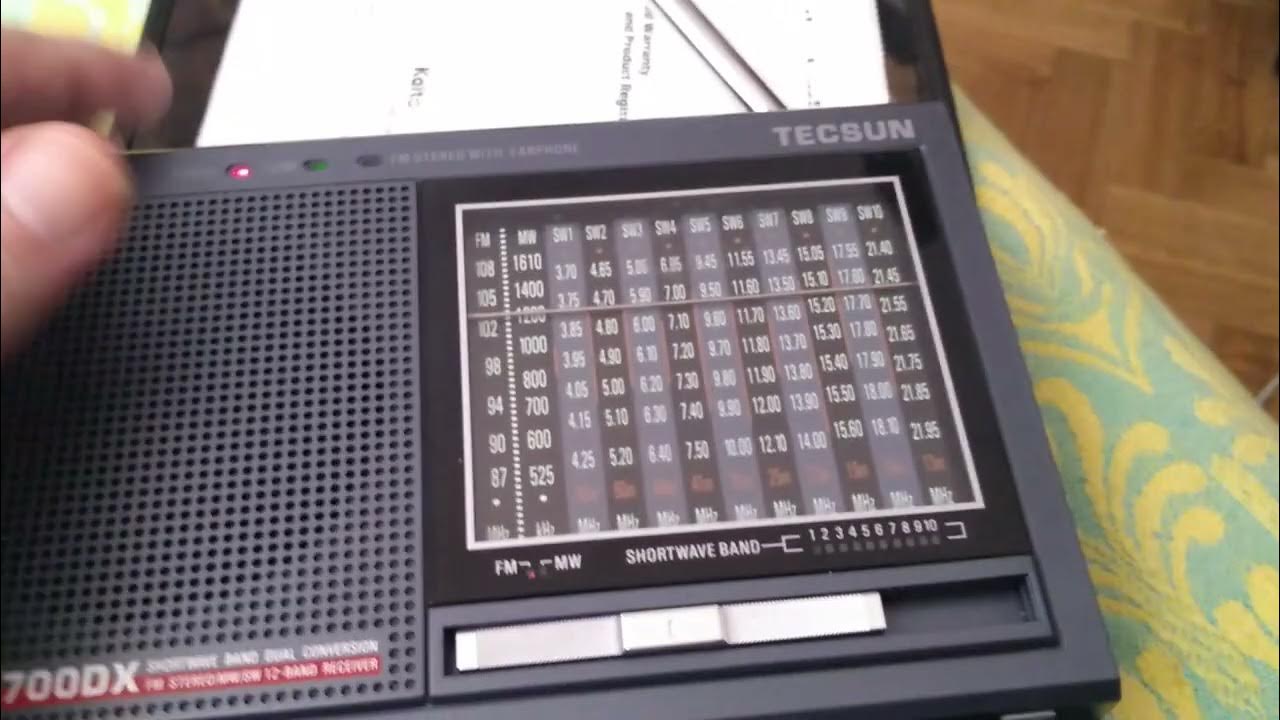 TECSUN R9700DX EN FUNCIONAMIENTO - YouTube