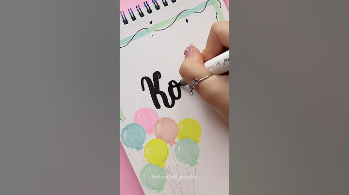 Creative Front Page Idea: Korean 🎈 #shorts #halyncalligraphy #frontpage