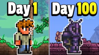 I Played 100ish Days Of Terraria As a New Player screenshot 5