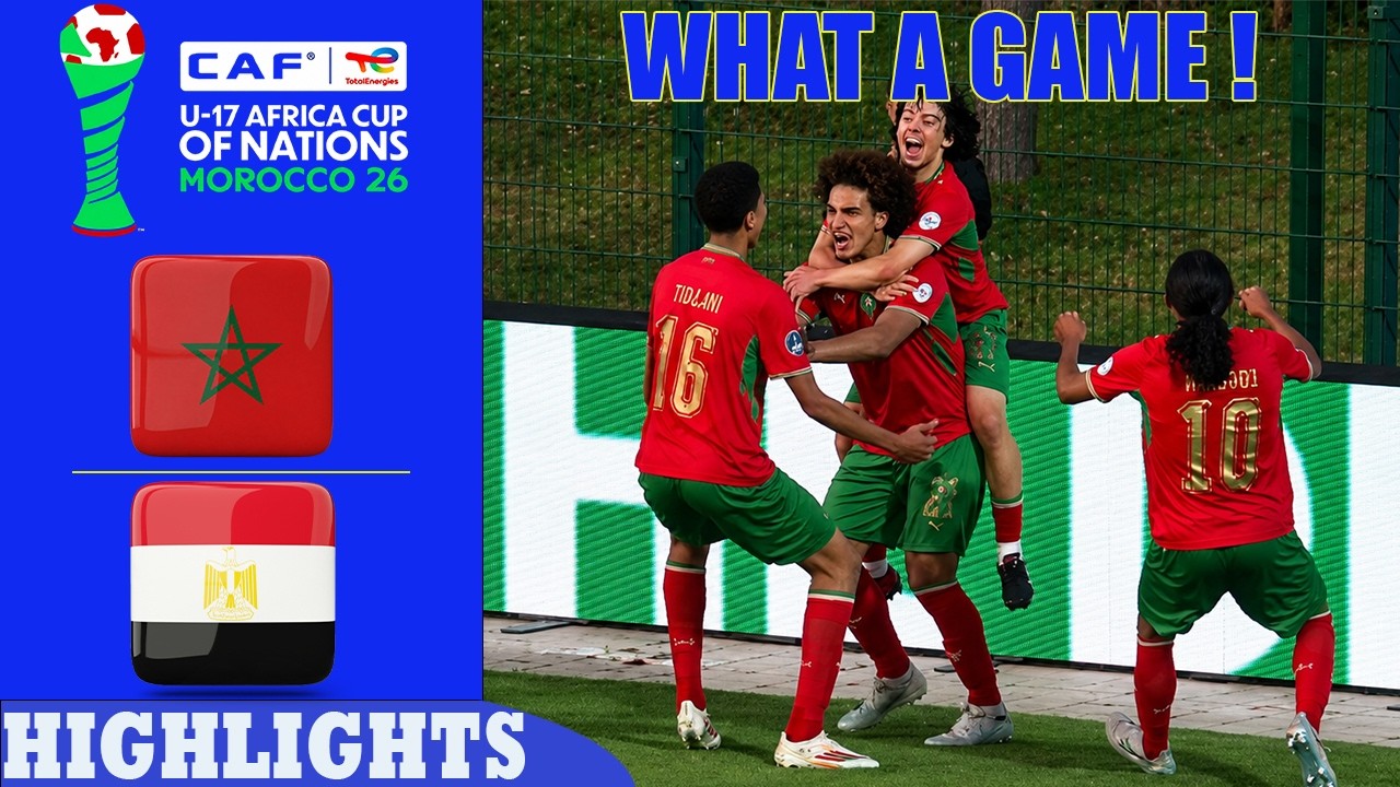 Morocco vs Egypt Highlights & All Goals | U17 Africa Cup of Nations 2026