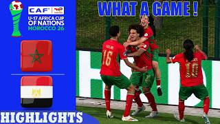 Morocco vs Egypt Highlights & All Goals | U17 Africa Cup of Nations 2026