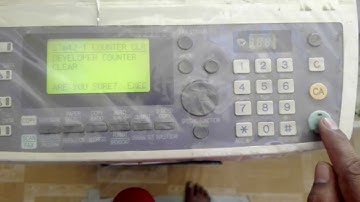 How to Reset code Sharp AR-M207 Digital        *#C#  42 ok 1 ok   sharp ar-m207 reset code