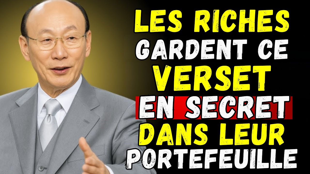 METTEZ CE VERSET DANS VOTRE PORTEFEUILLE — CE QUI VA ARRIVER ENSUITE VA VOUS CHOQUER | Dr Yonggi Cho