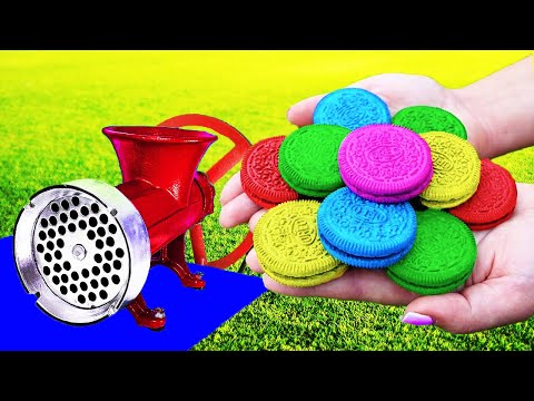 EXPERIMENT OREO CANDY VS MEAT GRINDER