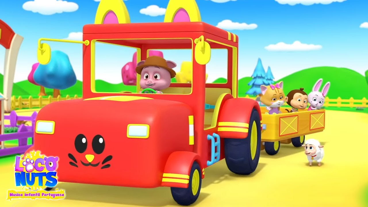 🚜 POCOYO E NINA - As rodas do trator giram e giram [121 min]