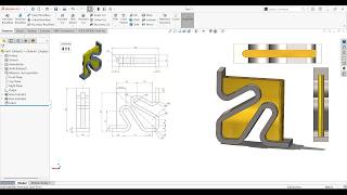 How to make Practice Model 411 in Solidworks, Complete Video Tutorial