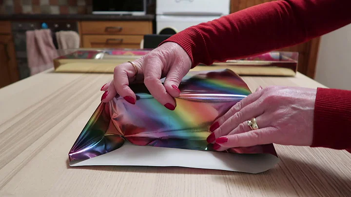 ASMR Present Wrapping - crinkles and sellotape sounds (No talking) - ASMR Life with MaL