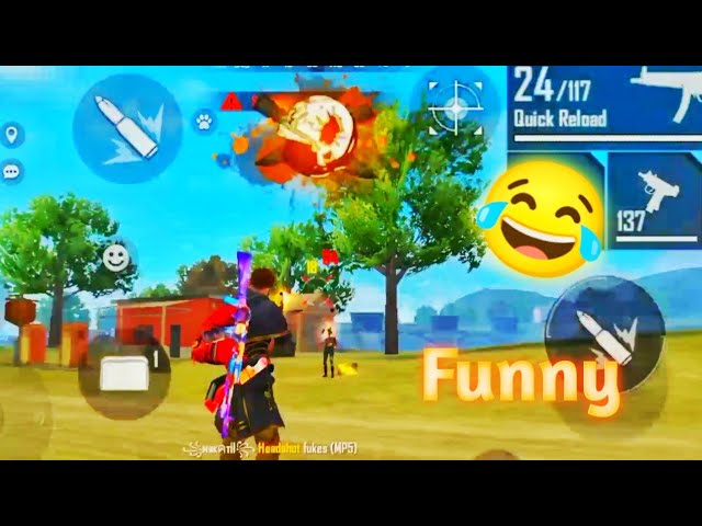 Funny Gameplay 😂 try this | Mr KATIL | FREE FIRE 🔥 | class=