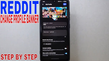 ✅  How To Change Your Profile Banner On Reddit 🔴