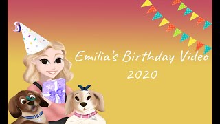 Emilia Birthday Video