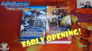 Early Opening - BOTH New Digimon TCG Starter Decks! Gallantmon (ST9) & UlforceVeedramon (ST10)!