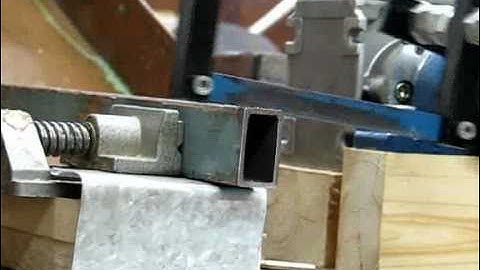 Homemade Power Hacksaw