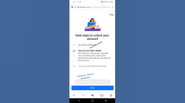 My Facebook account has been locked how to unlock