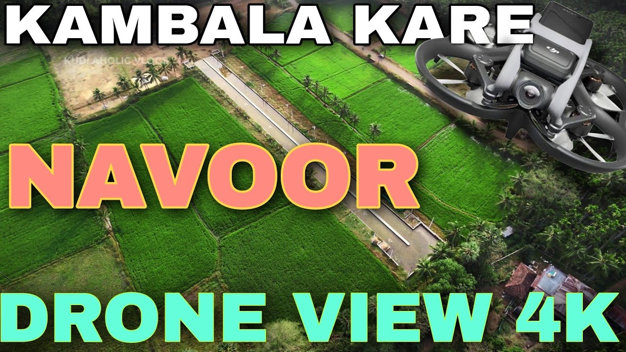 BANTWAL FROM ABOVE UNTOUCHED BEAUTY, GREEN AND CALM 4K | DJI DRONE | NAVOOR KAMBALA KARE
