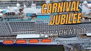 Carnival Jubilee Vlog: Embarkation