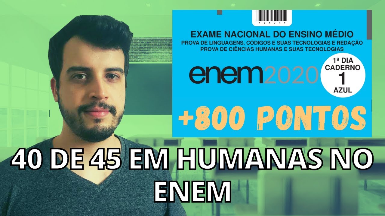 Como Eu Quase Gabaritei Ciências Humanas no ENEM | Método que Usei