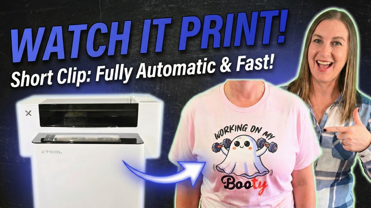 Распечатайте полноцветную футболку, пока кофе ещё не готов ☕ | Демонстрация принтера одежды xTool