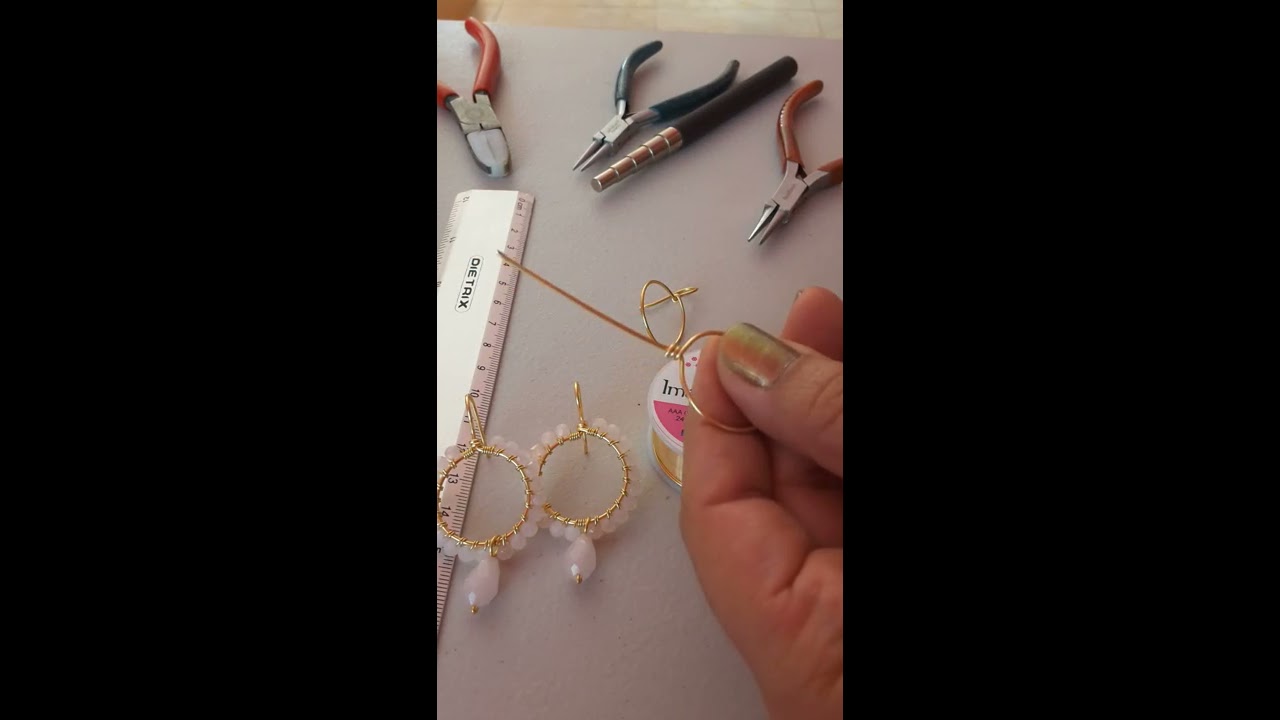 Alambrismo. Básicos Parte 4. Bases para arracadas/argollas/zarcillos