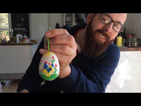 Video: Udsmykning Af æg: Gør-det-selv Påskeæg