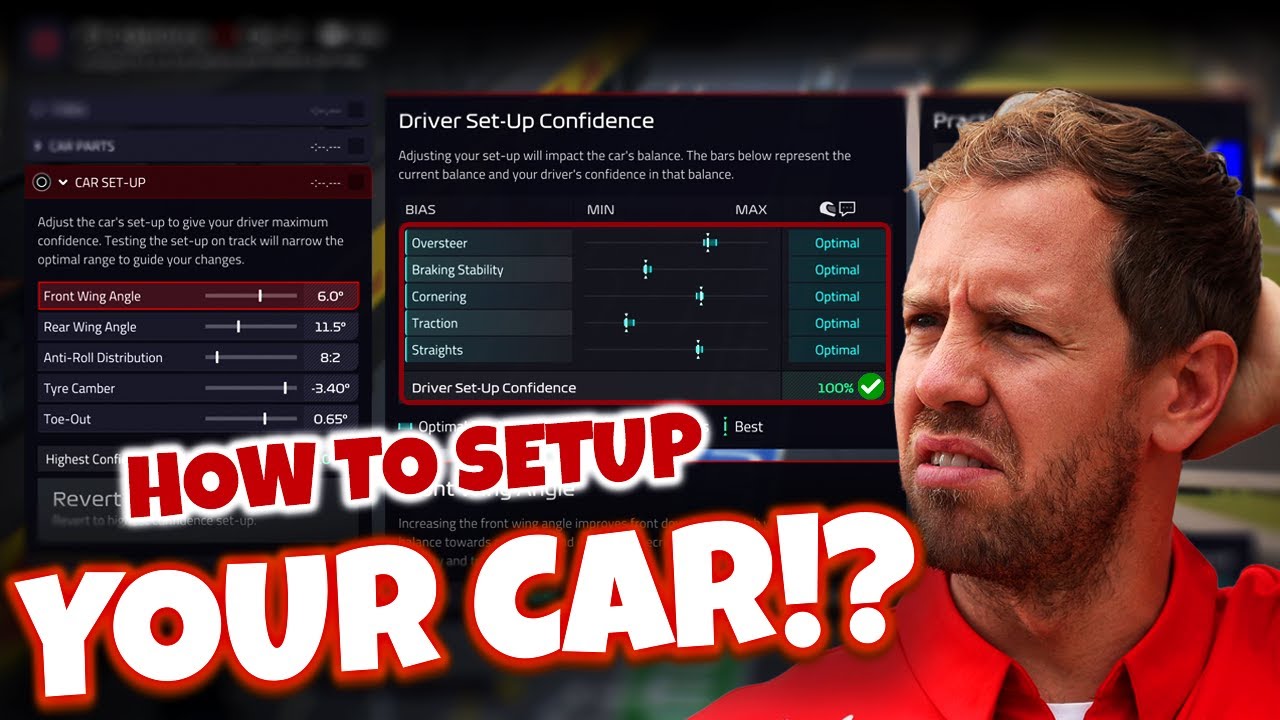 HOW TO SET UP YOUR CAR IN F1 MANAGER 22 YouTube