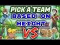 We Choose RANDOM Pokemon Based on HEIGHT. Then we FIGHT!