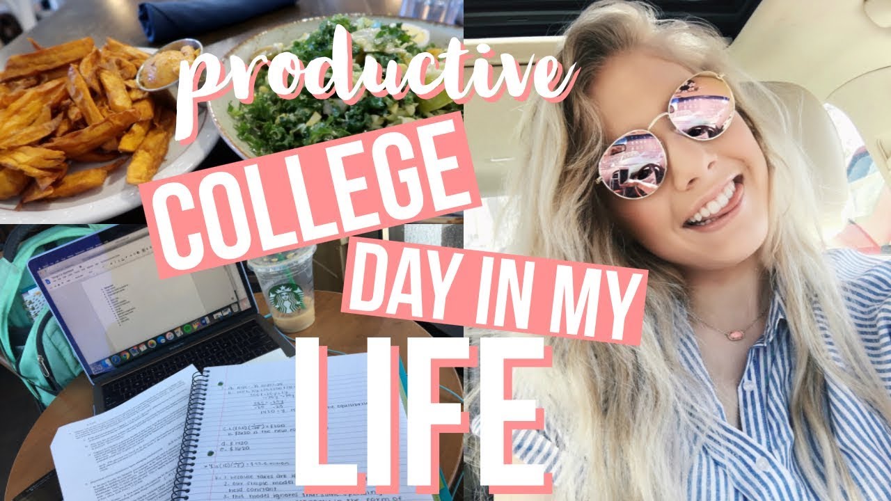 productive day in my life: homework, shopping, healthy eating