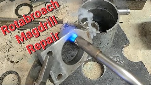 Repairing a Rotabroach Magnetic drill that is getting very loud and rough with bad bearings
