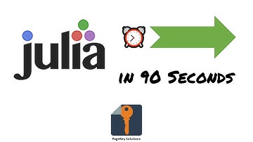 ≤90s: Install Julia Programming Language on Windows