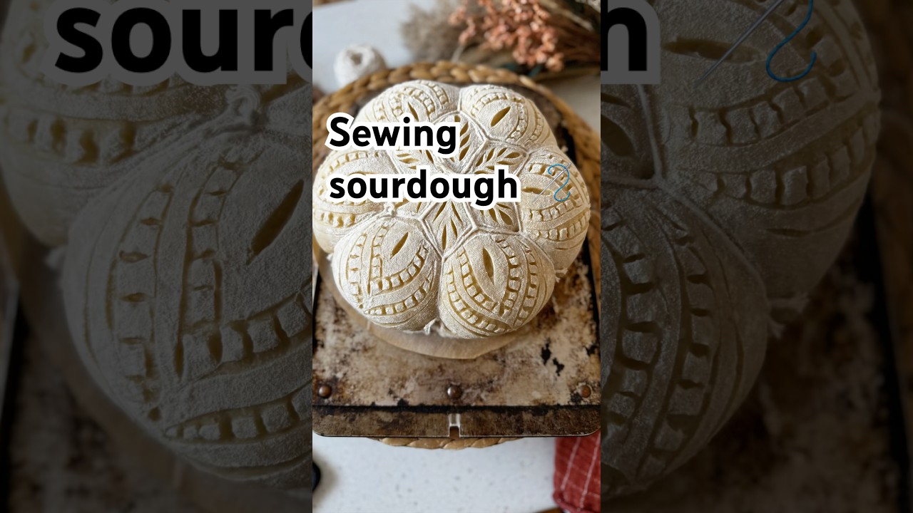 It is fun to sew sourdough! Unique ways to decorate sourdough 