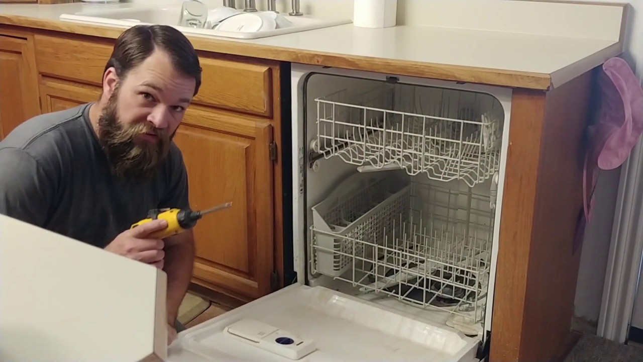 DIY How to install a new dishwasher Samsung DW80R5060UG - YouTube