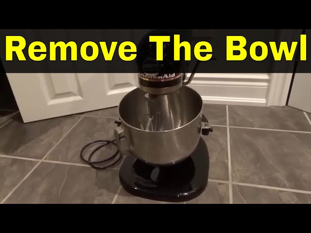 Taking the Bowl On & Off a KitchenAid Bowl Lift Mixer 