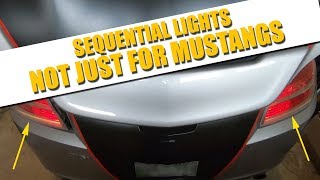 Installing the Sweeplite Sequential LED Tail Lights on my Saturn Sky