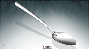 Spoon || Siemens NX Tutorial || Complex Surface feature