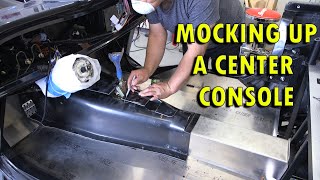 Factory Five 33 Hot Rod V2 Build –Transmission Tunnel & Console Mock Up
