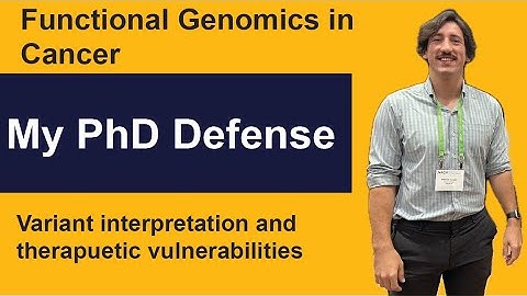 PhD Defense | Variant Interpretation and Therapeutic Discovery in Pediatric Cancer