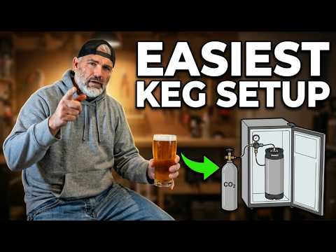 The Simplest Keggerator Setup for Homebrewers (Beginner Friendly)
