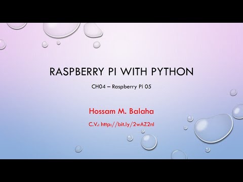 HMB | IoT | CH04 | Raspberry Pi with Python 05