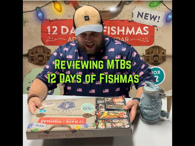 Reviewing the 2023 12 Days of Fishing Advent Calendar Box from Mystery  Tackle Box 