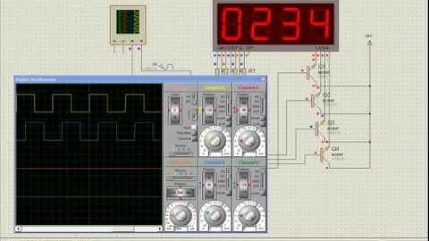 4-Digit Quadrature Encoder UP/DOWN Counter