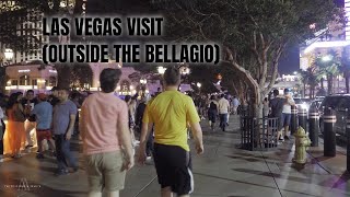 Las Vegas Visit (Outside the Bellagio) in 4K