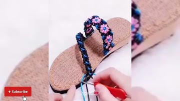 Macrame sandal tutorial / macrame slipper @diymacramee