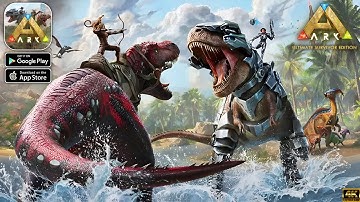 ARK: Ultimate Mobile Edition (Snapdragon 870) Max Graphics Gameplay walkthrough (Android/iOS)