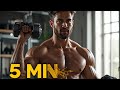 5-Minute Dumbbell Blitz |Full Body Workout |✓ muscle growth 💹