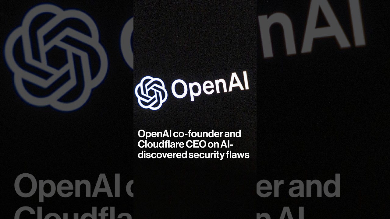 OpenAI co-founder and Cloudflare CEO on AI-discovered security flaws