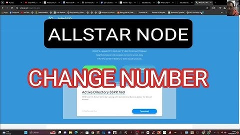 ALLSTAR NODE - CHANGE NODE NUMBER