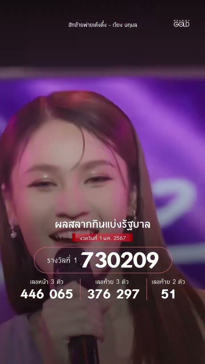 #ฮักอ้ายพ่ายเด้งดึ๋ง #เวียงนฤมล #หวย #ผลสลากกินแบ่งรัฐบาล #แกรมมี่โกลด์ #grammygold #GMMMusic