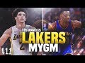 INTENSE BATTLE!! LONZO BALL VS RUSSELL WESTBROOK NBA 2K18 LA LAKERS MYGM #11