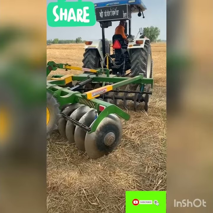 Hydraulic pressure harrow 18 disc